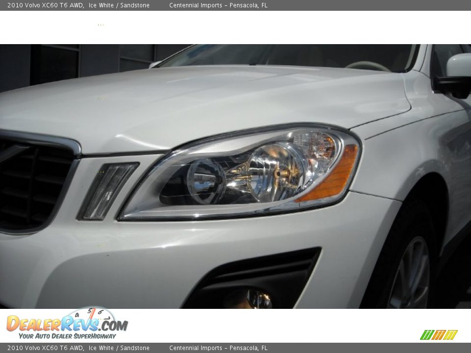 2010 Volvo XC60 T6 AWD Ice White / Sandstone Photo #9