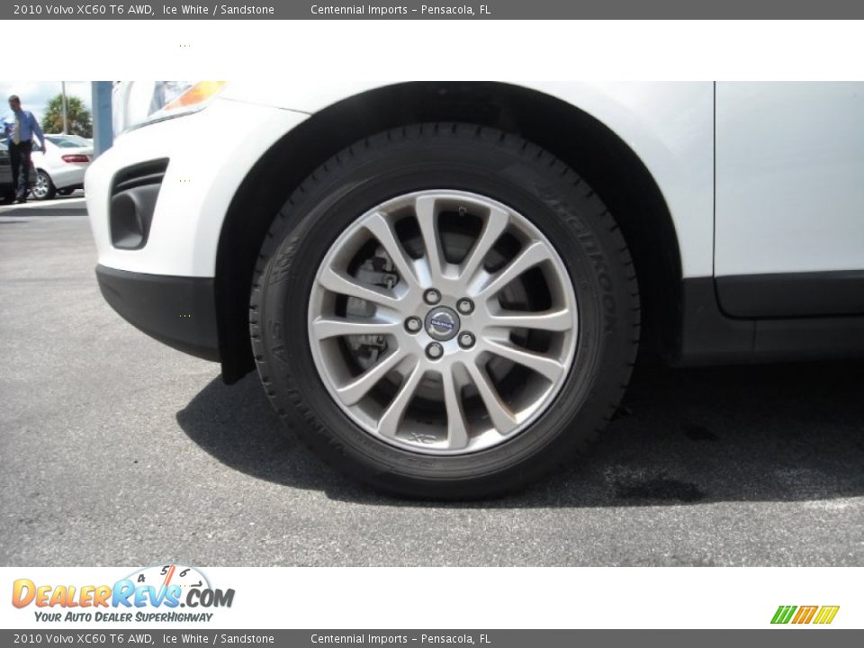 2010 Volvo XC60 T6 AWD Ice White / Sandstone Photo #10
