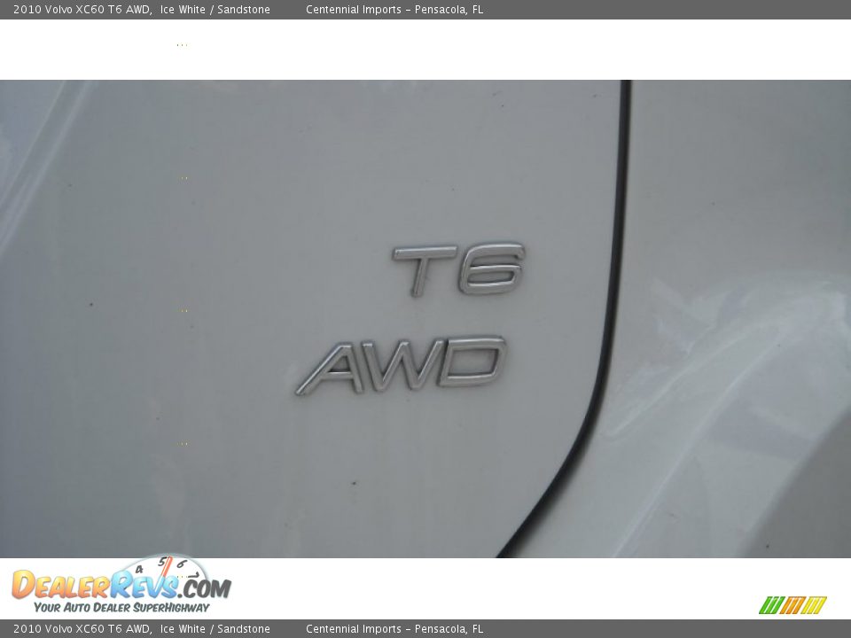 2010 Volvo XC60 T6 AWD Ice White / Sandstone Photo #16