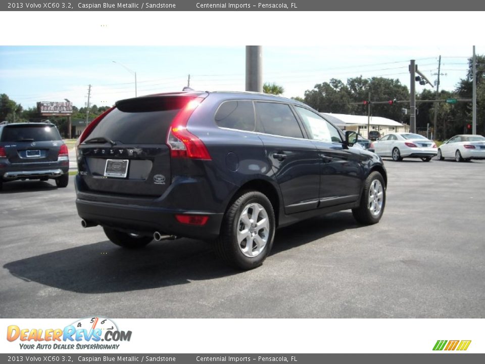 2013 Volvo XC60 3.2 Caspian Blue Metallic / Sandstone Photo #5