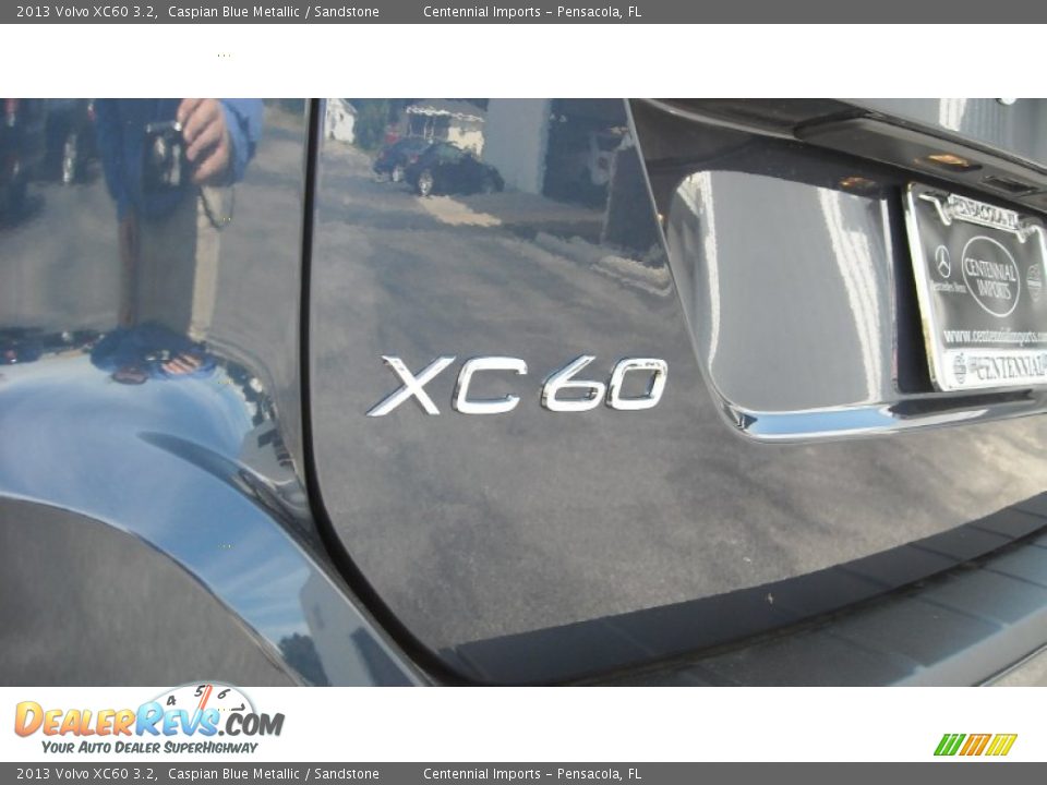 2013 Volvo XC60 3.2 Caspian Blue Metallic / Sandstone Photo #13