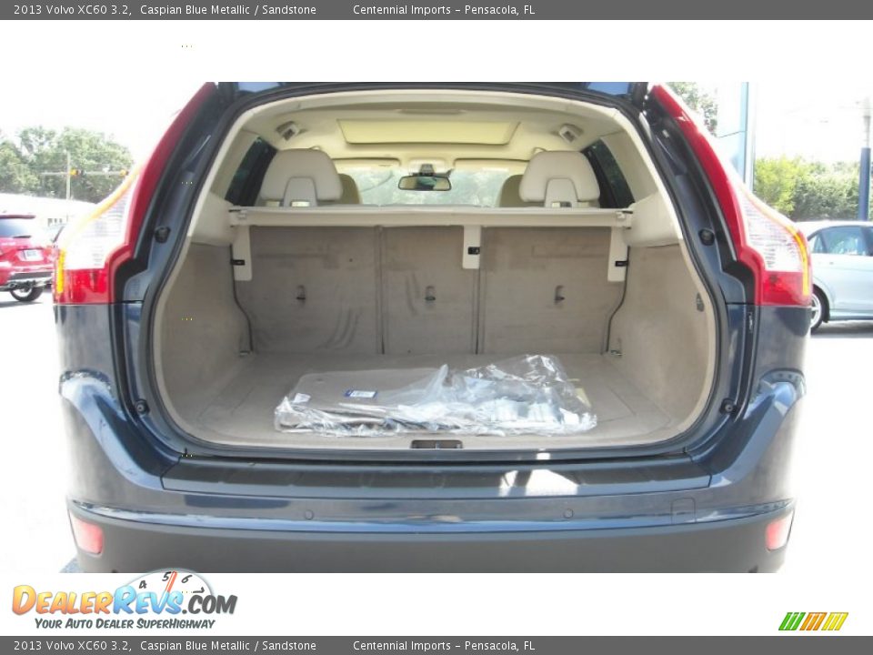 2013 Volvo XC60 3.2 Caspian Blue Metallic / Sandstone Photo #14