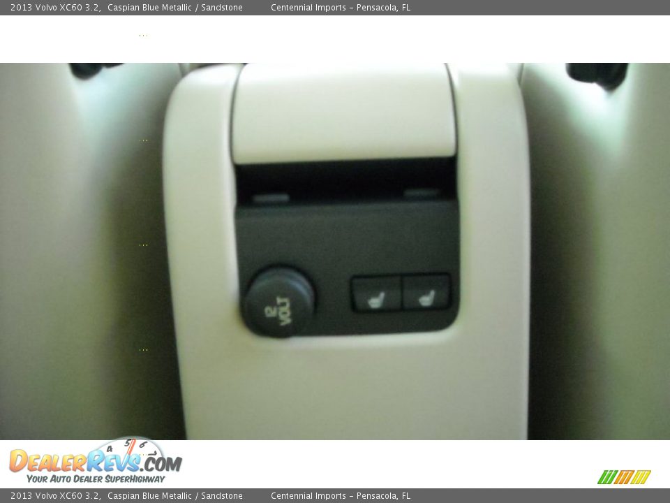 2013 Volvo XC60 3.2 Caspian Blue Metallic / Sandstone Photo #16