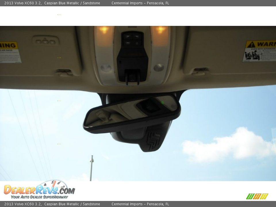 2013 Volvo XC60 3.2 Caspian Blue Metallic / Sandstone Photo #18