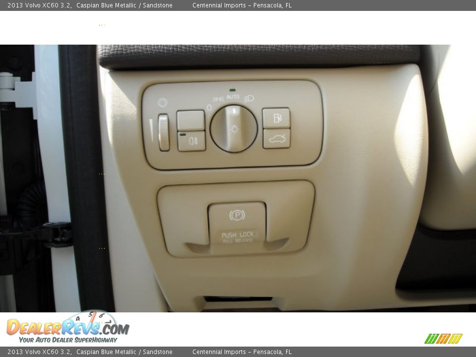 2013 Volvo XC60 3.2 Caspian Blue Metallic / Sandstone Photo #23