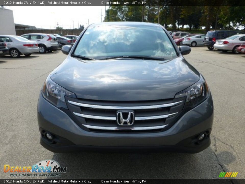 2012 Honda CR-V EX 4WD Polished Metal Metallic / Gray Photo #7