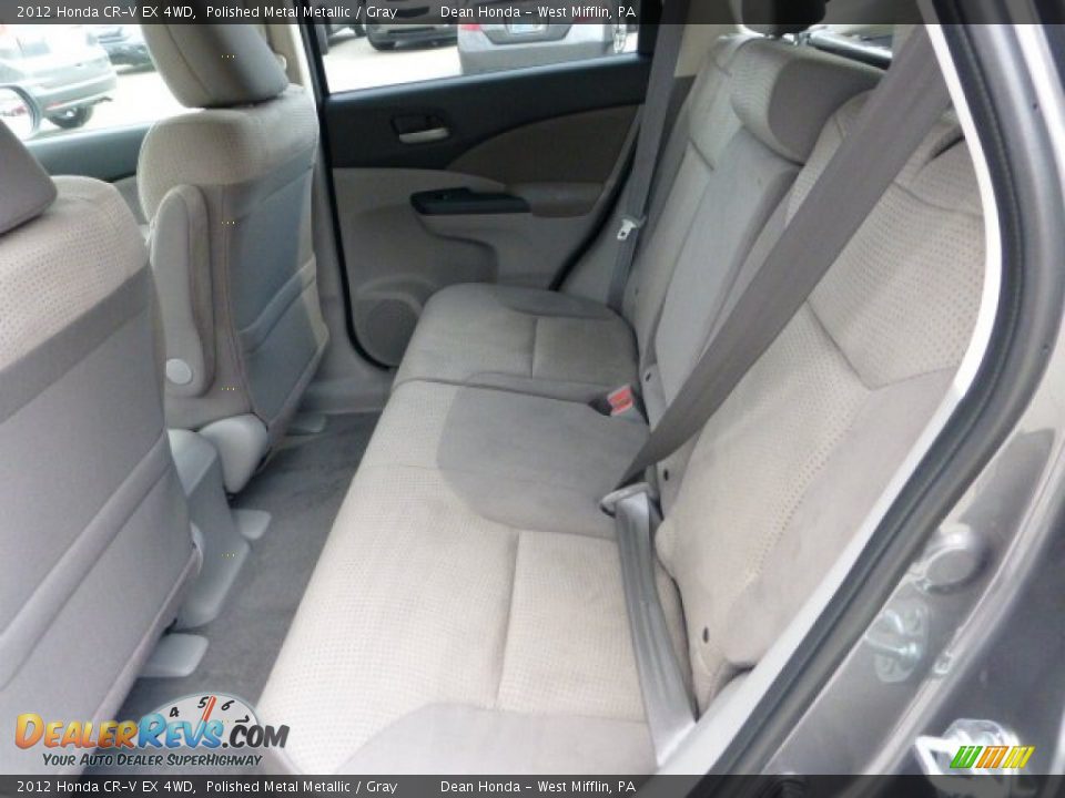 2012 Honda CR-V EX 4WD Polished Metal Metallic / Gray Photo #11