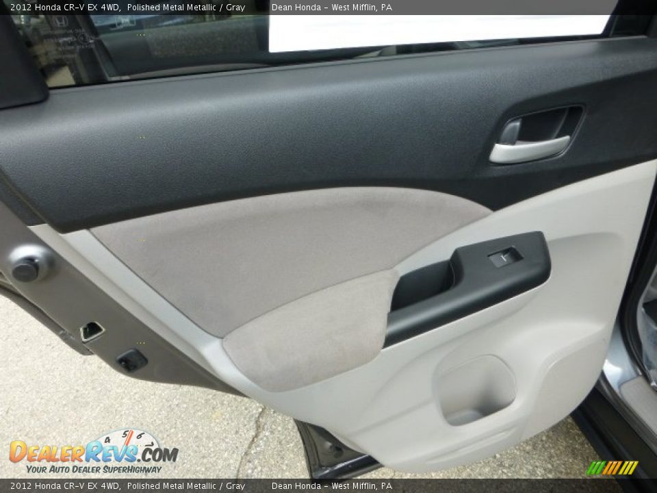 2012 Honda CR-V EX 4WD Polished Metal Metallic / Gray Photo #13
