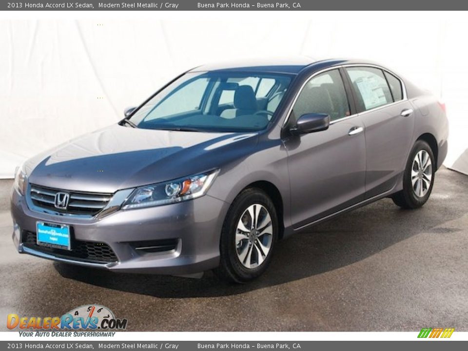2013 Honda Accord LX Sedan Modern Steel Metallic / Gray Photo 3