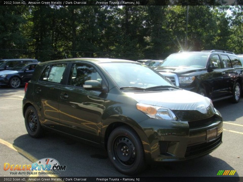 2012 Scion xD Amazon Green Metallic / Dark Charcoal Photo #1