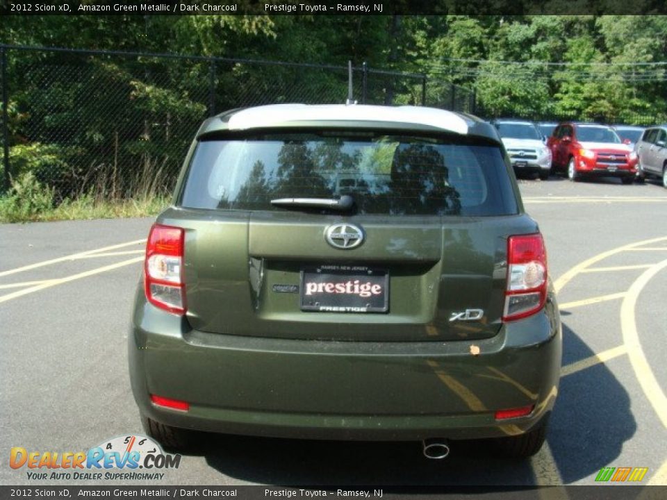 2012 Scion xD Amazon Green Metallic / Dark Charcoal Photo #5