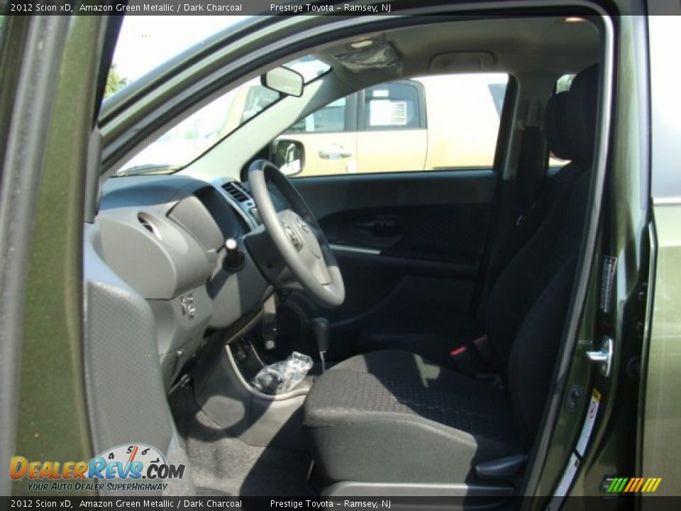 2012 Scion xD Amazon Green Metallic / Dark Charcoal Photo #7