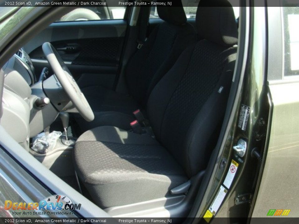 2012 Scion xD Amazon Green Metallic / Dark Charcoal Photo #8