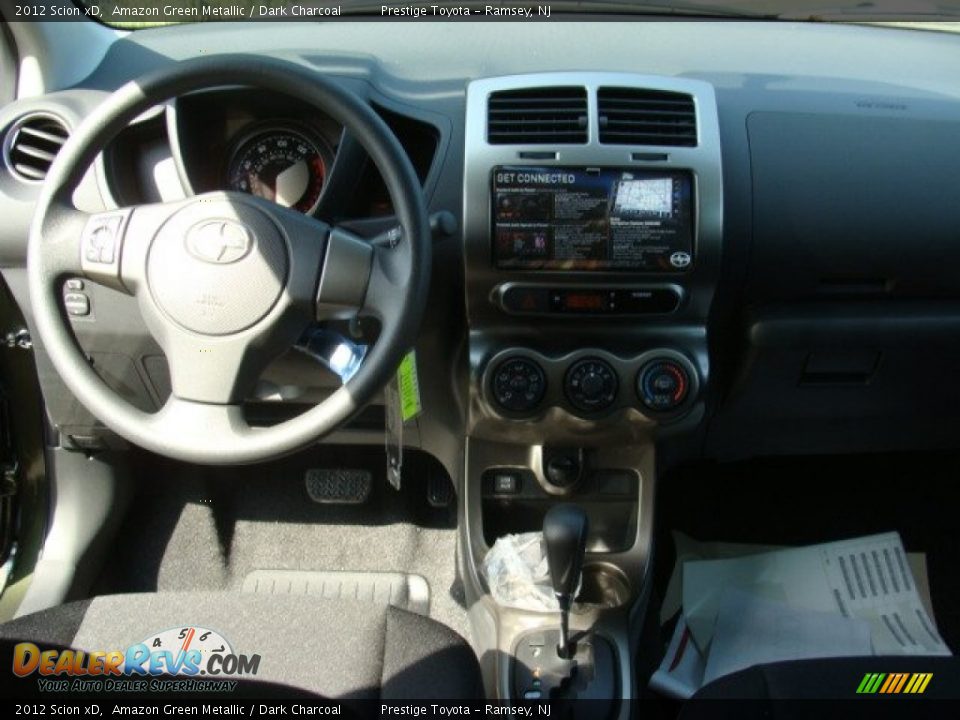 2012 Scion xD Amazon Green Metallic / Dark Charcoal Photo #9