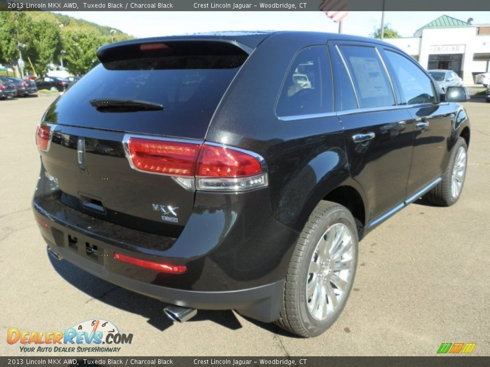 2013 Lincoln MKX AWD Tuxedo Black / Charcoal Black Photo #5