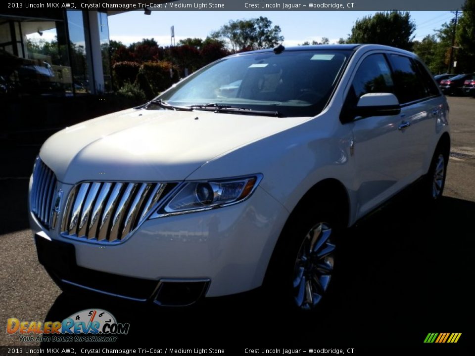 2013 Lincoln MKX AWD Crystal Champagne Tri-Coat / Medium Light Stone Photo #2