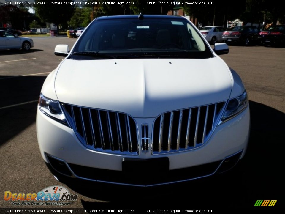 2013 Lincoln MKX AWD Crystal Champagne Tri-Coat / Medium Light Stone Photo #3