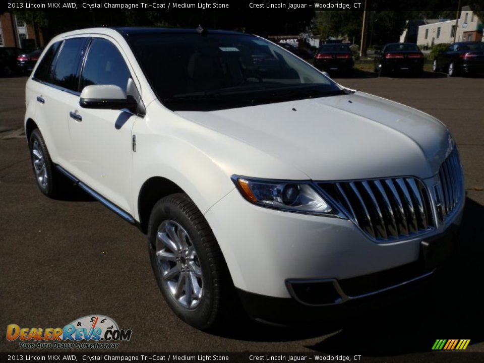 2013 Lincoln MKX AWD Crystal Champagne Tri-Coat / Medium Light Stone Photo #4