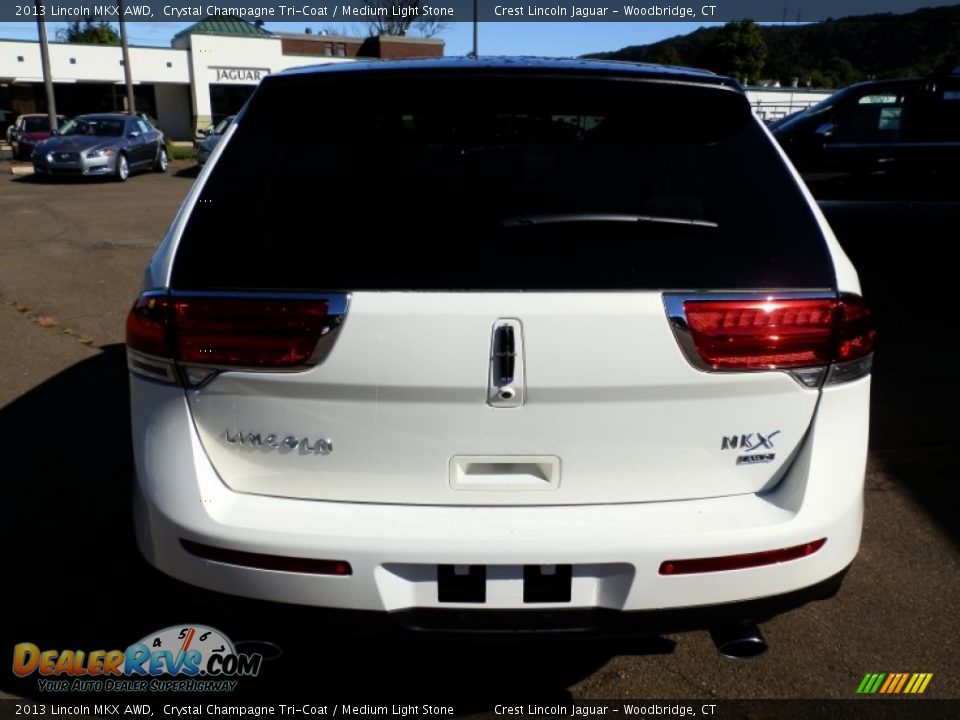 2013 Lincoln MKX AWD Crystal Champagne Tri-Coat / Medium Light Stone Photo #6