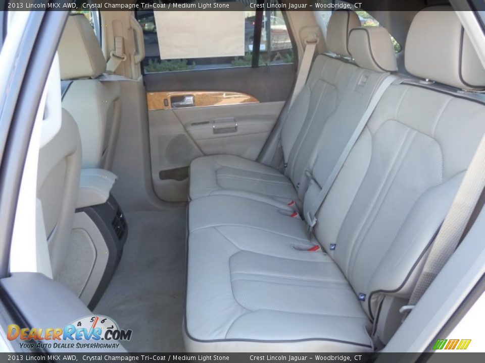 2013 Lincoln MKX AWD Crystal Champagne Tri-Coat / Medium Light Stone Photo #9