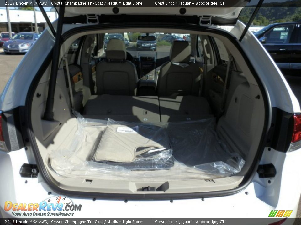 2013 Lincoln MKX AWD Crystal Champagne Tri-Coat / Medium Light Stone Photo #10