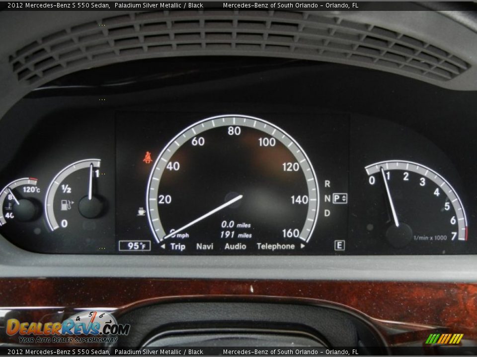 2012 Mercedes-Benz S 550 Sedan Gauges Photo #9