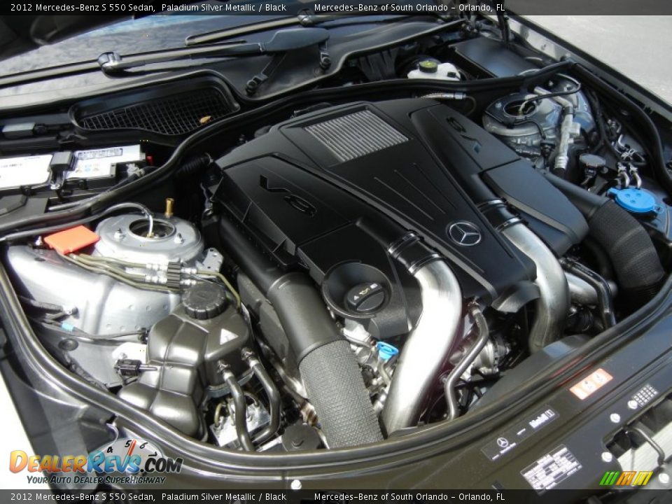 2012 Mercedes-Benz S 550 Sedan 4.6 Liter DI Twin-Turbocharged DOHC 32-Valve VVT V8 Engine Photo #12