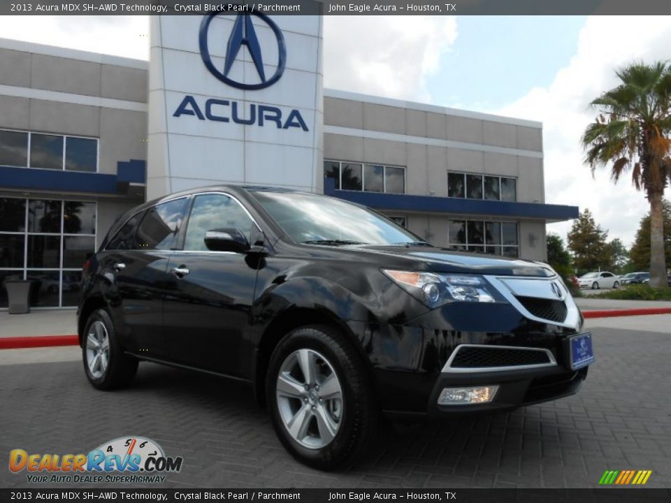 2013 Acura MDX SH-AWD Technology Crystal Black Pearl / Parchment Photo #1