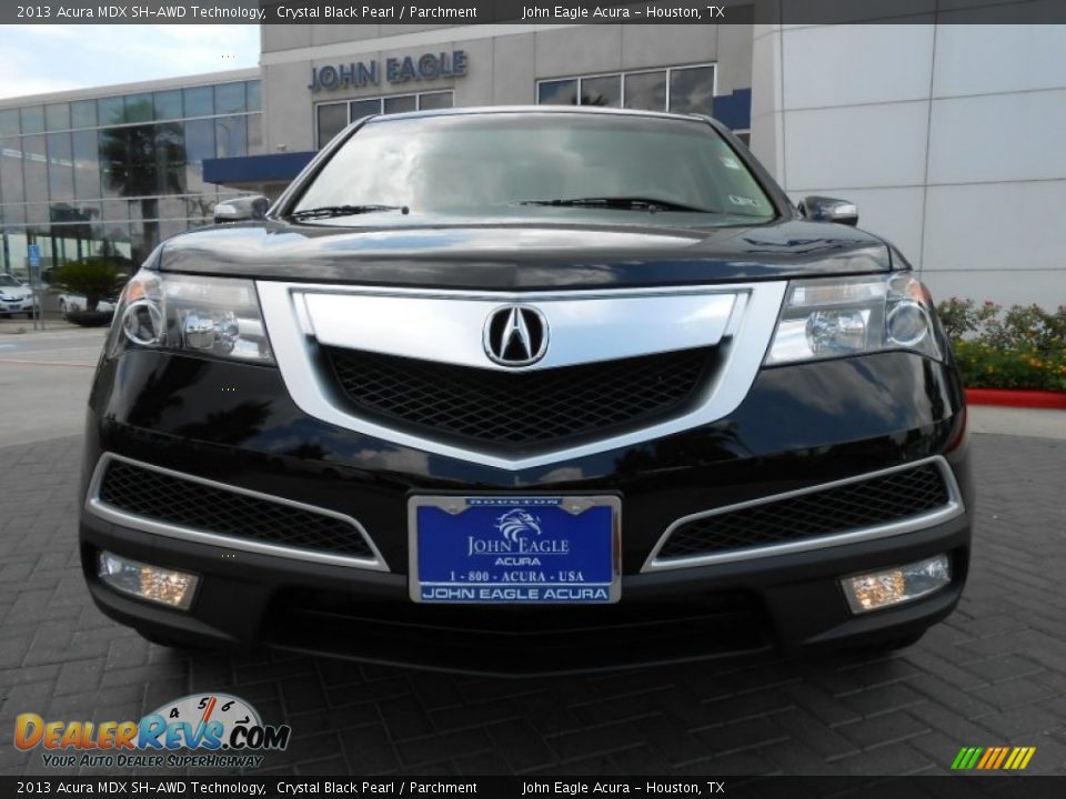 2013 Acura MDX SH-AWD Technology Crystal Black Pearl / Parchment Photo #2