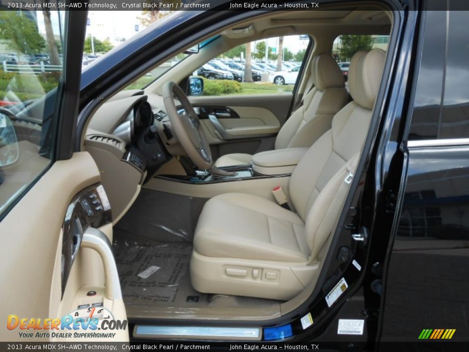 Parchment Interior - 2013 Acura MDX SH-AWD Technology Photo #11