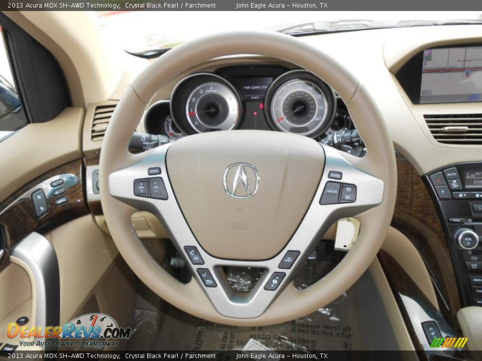 2013 Acura MDX SH-AWD Technology Steering Wheel Photo #17