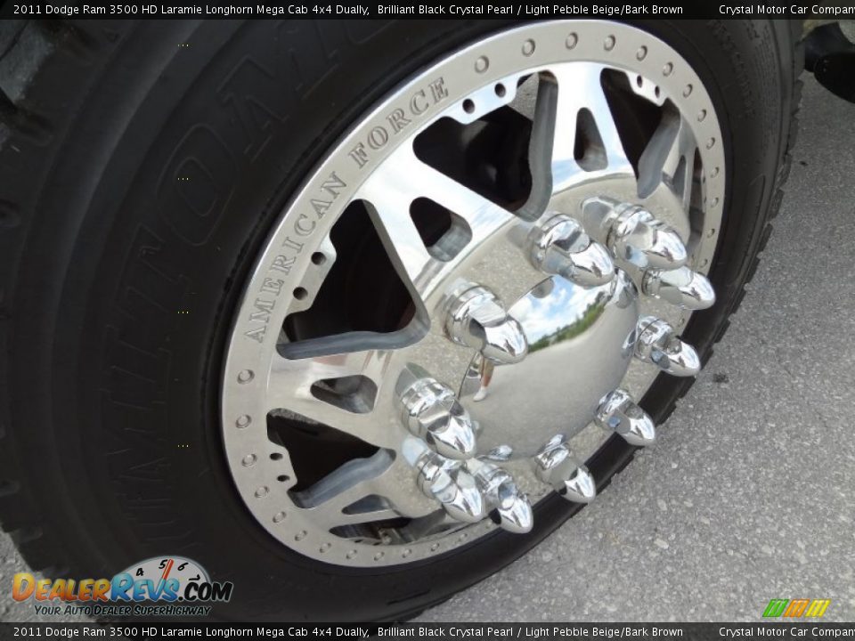 Custom Wheels of 2011 Dodge Ram 3500 HD Laramie Longhorn Mega Cab 4x4 Dually Photo #15