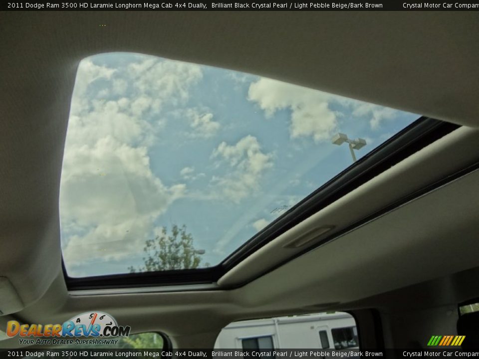 Sunroof of 2011 Dodge Ram 3500 HD Laramie Longhorn Mega Cab 4x4 Dually Photo #24