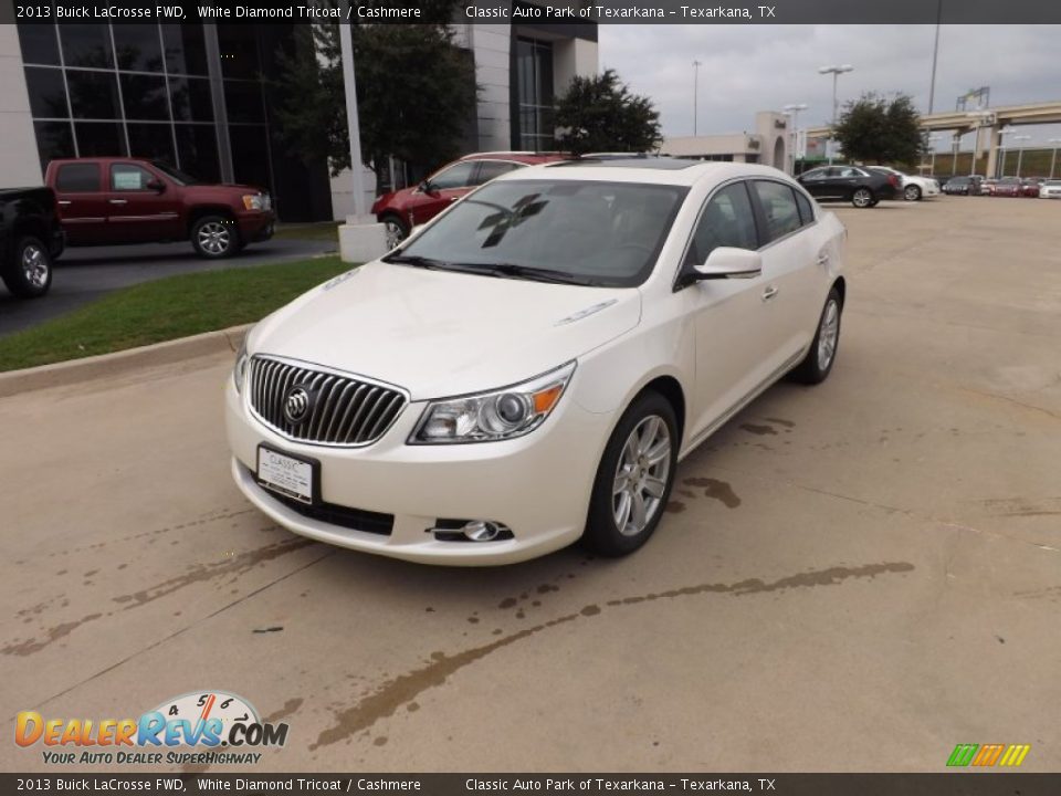 2013 Buick LaCrosse FWD White Diamond Tricoat / Cashmere Photo #1