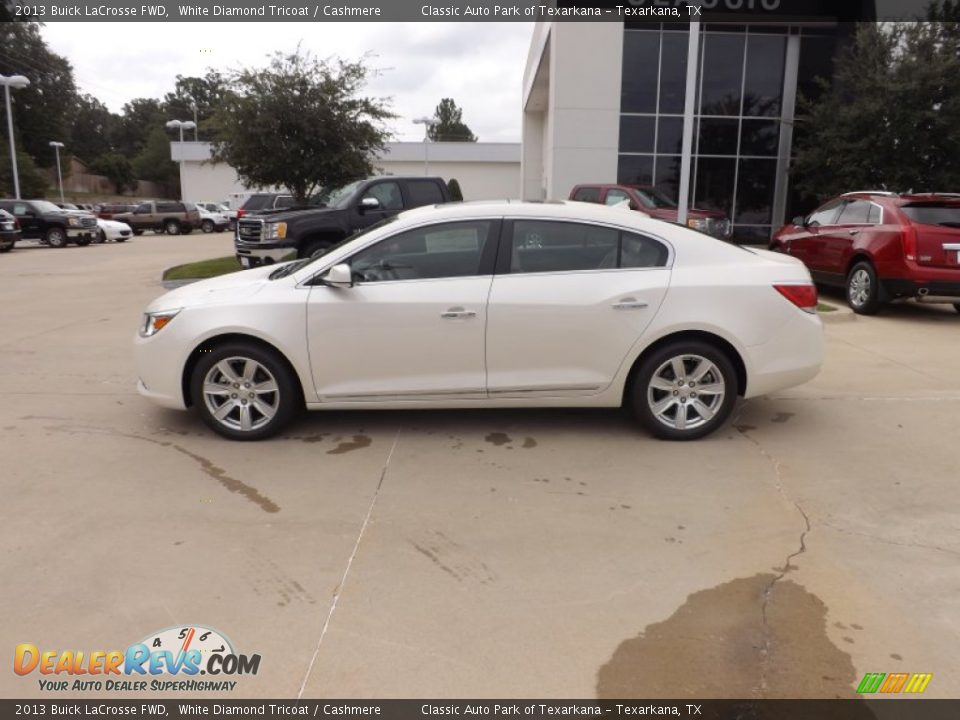 2013 Buick LaCrosse FWD White Diamond Tricoat / Cashmere Photo #2