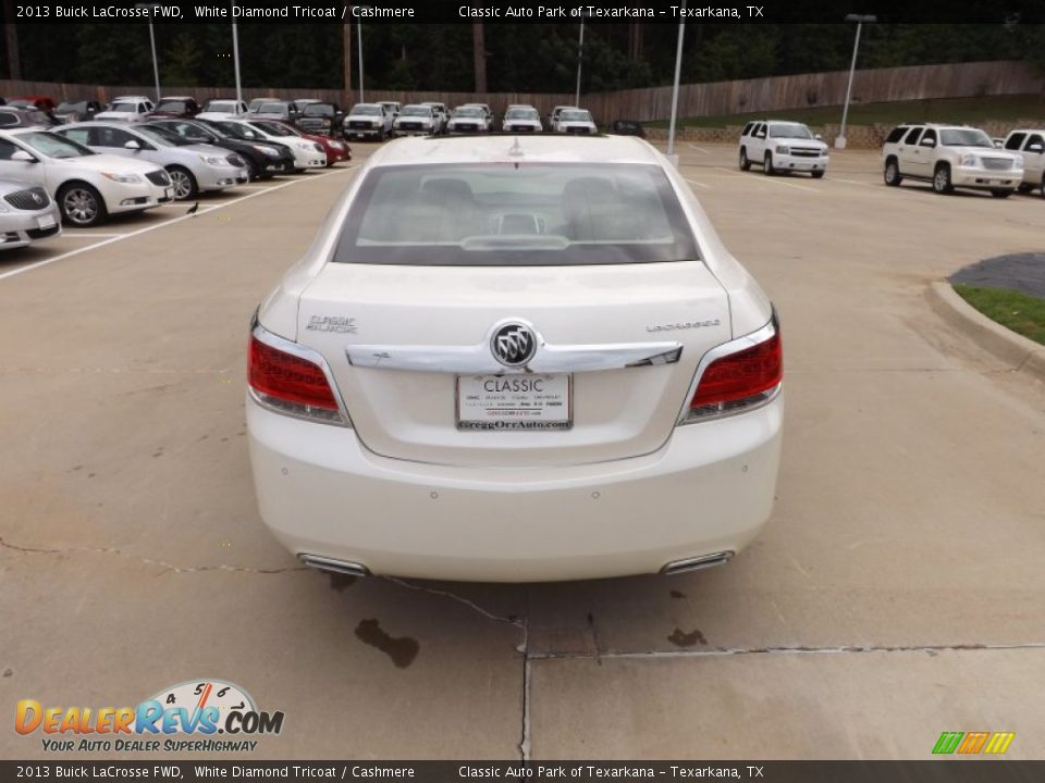2013 Buick LaCrosse FWD White Diamond Tricoat / Cashmere Photo #4