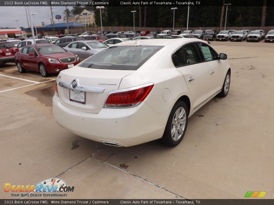 2013 Buick LaCrosse FWD White Diamond Tricoat / Cashmere Photo #5