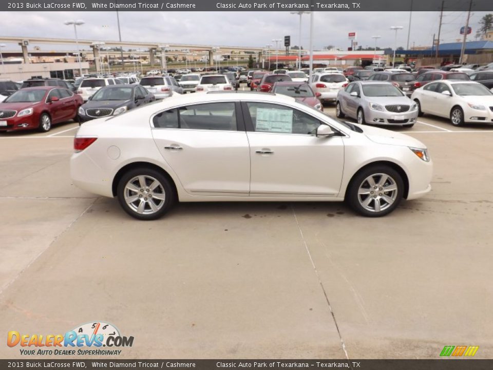 2013 Buick LaCrosse FWD White Diamond Tricoat / Cashmere Photo #6