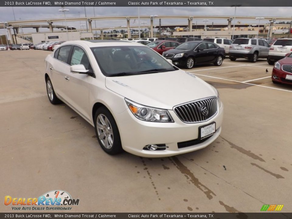 2013 Buick LaCrosse FWD White Diamond Tricoat / Cashmere Photo #7