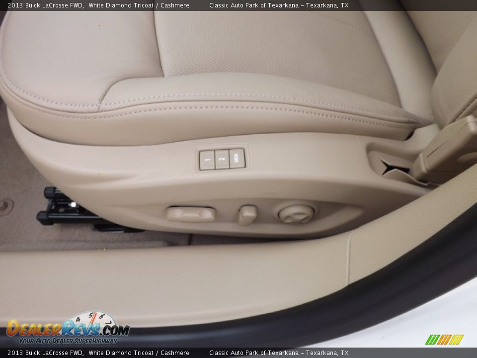 2013 Buick LaCrosse FWD White Diamond Tricoat / Cashmere Photo #13