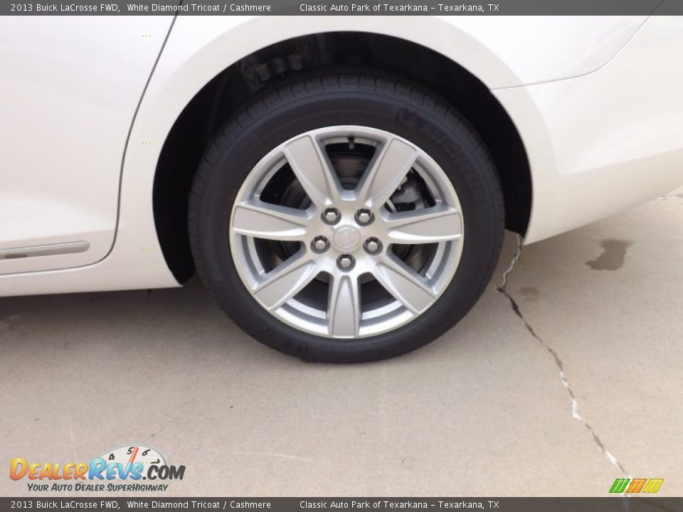 2013 Buick LaCrosse FWD White Diamond Tricoat / Cashmere Photo #20