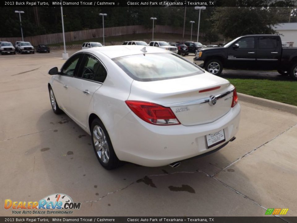 2013 Buick Regal Turbo White Diamond Tricoat / Cashmere Photo #3