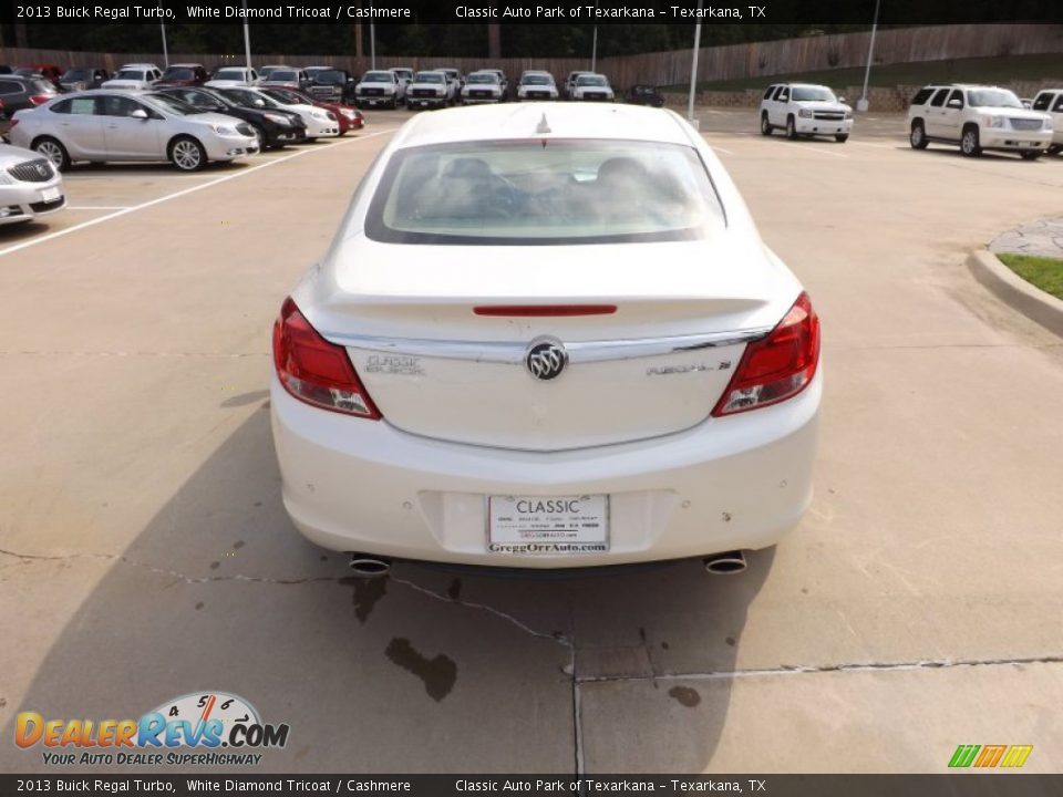 2013 Buick Regal Turbo White Diamond Tricoat / Cashmere Photo #4