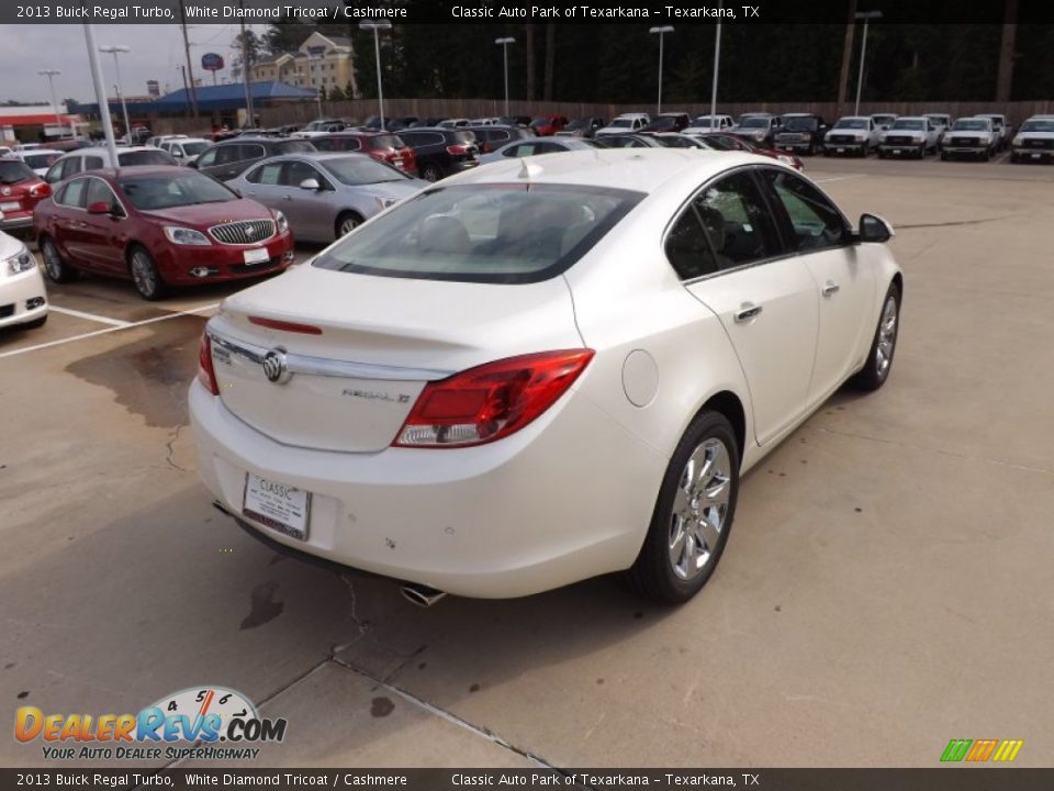 2013 Buick Regal Turbo White Diamond Tricoat / Cashmere Photo #5