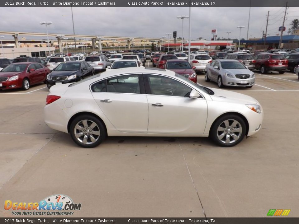 White Diamond Tricoat 2013 Buick Regal Turbo Photo #6