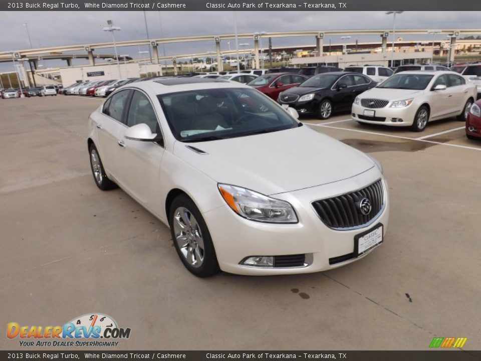 2013 Buick Regal Turbo White Diamond Tricoat / Cashmere Photo #7