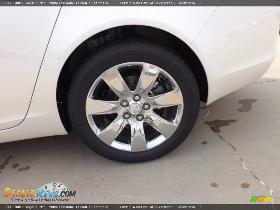 2013 Buick Regal Turbo White Diamond Tricoat / Cashmere Photo #20