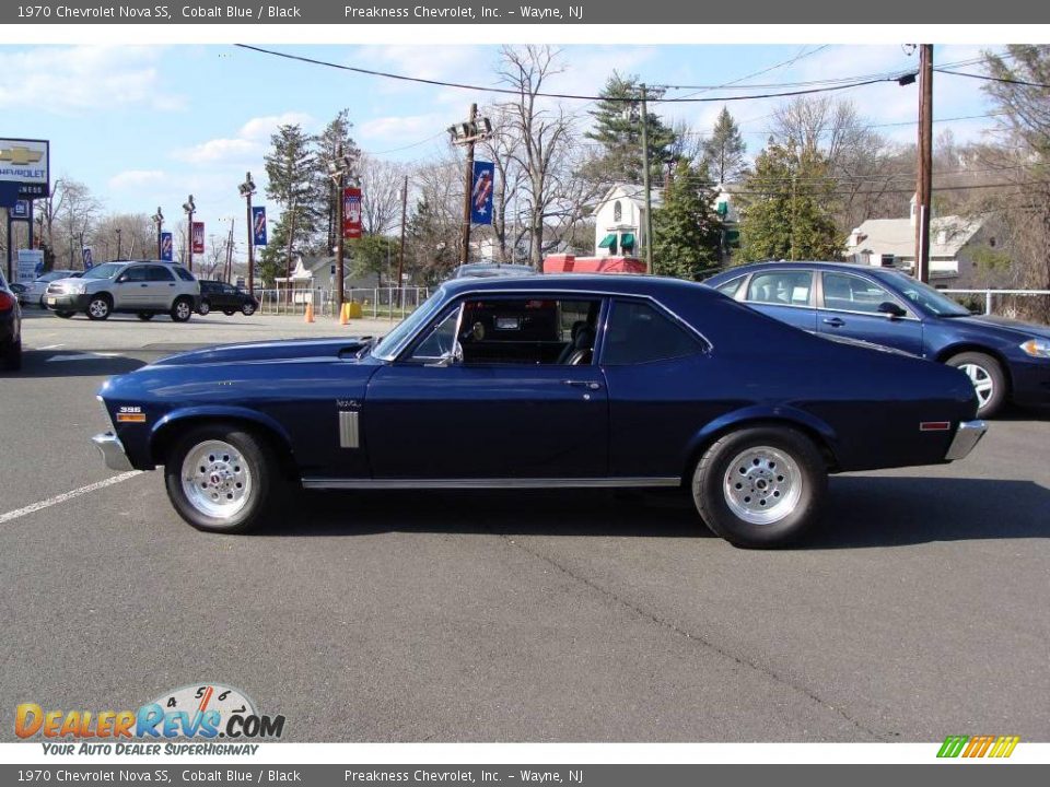1970 Chevrolet Nova SS Cobalt Blue / Black Photo #8