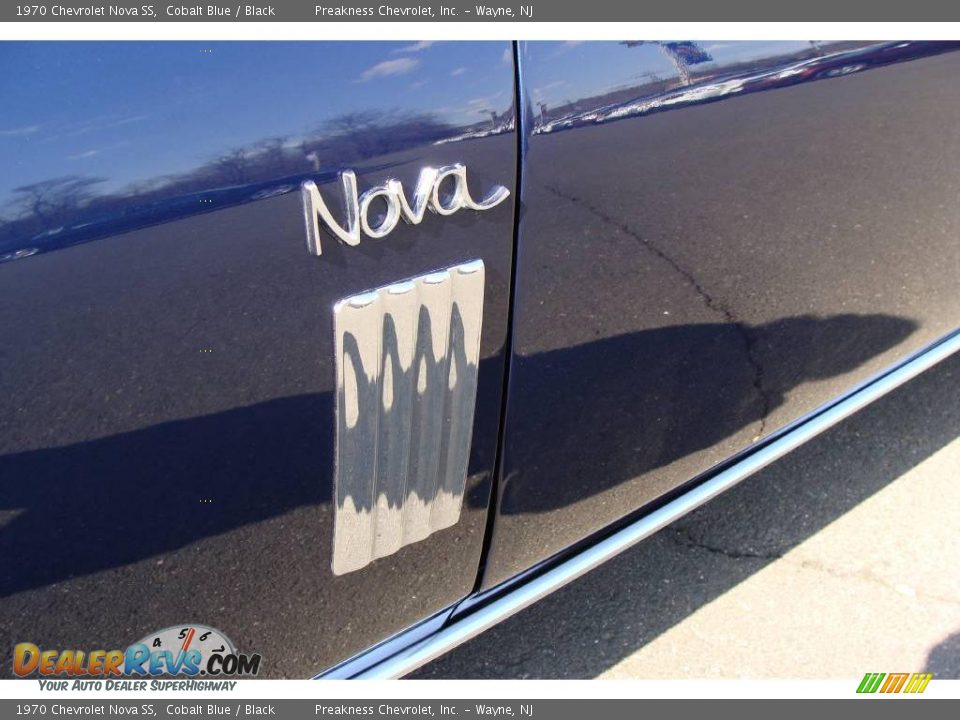 1970 Chevrolet Nova SS Cobalt Blue / Black Photo #11