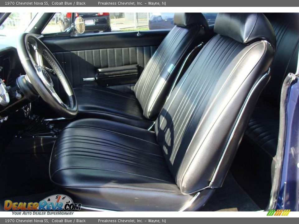 1970 Chevrolet Nova SS Cobalt Blue / Black Photo #17